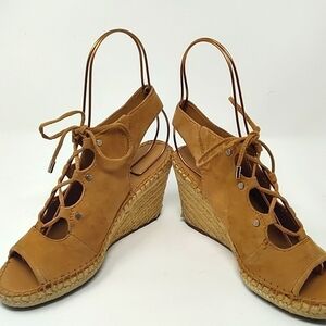 Franco Sarto Wedge Sandals Size 6